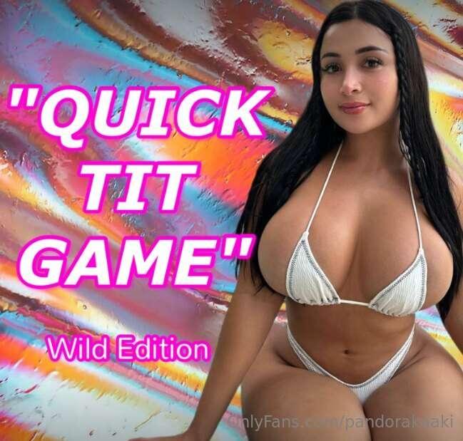 It’s been way too long since we played a QUICK TIT GAME here..