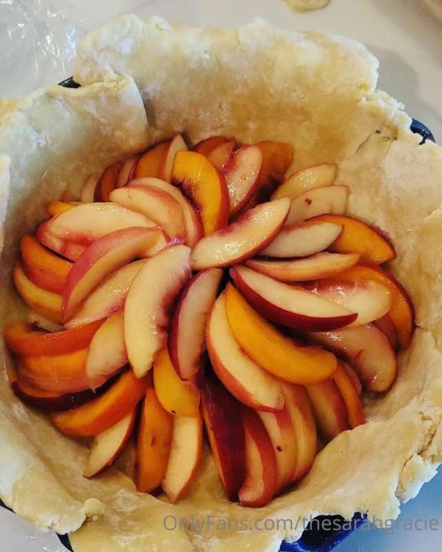 Did some baking last week and made a yummy peach and berry g..