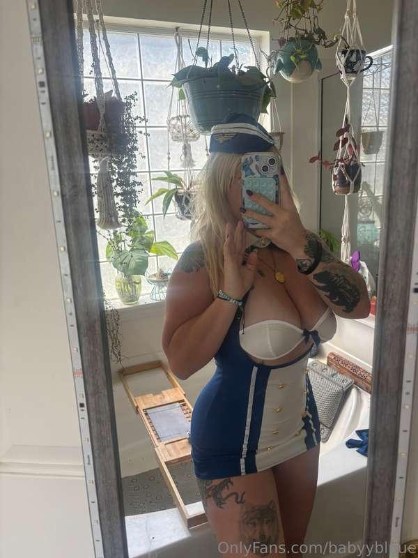 Sexy stewardess has arrived. Will be making this new role-pl..