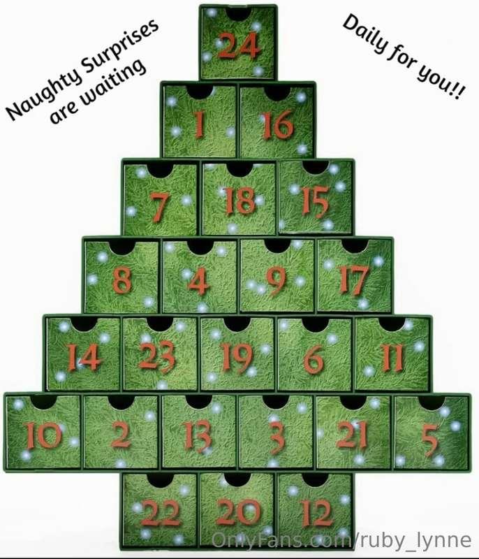 24 days of naughtiness **STARTS TODAY!** 🎄 Want to get pics,..