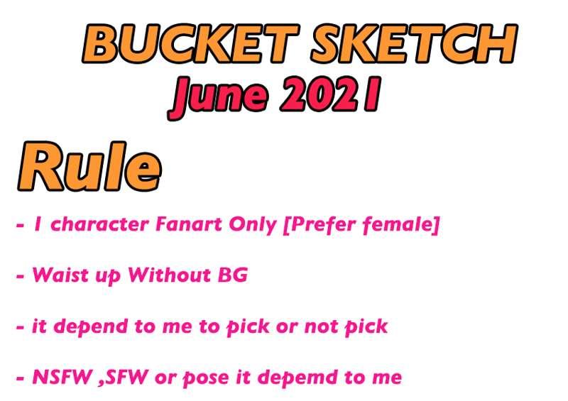 Bucket sketch : June 2021