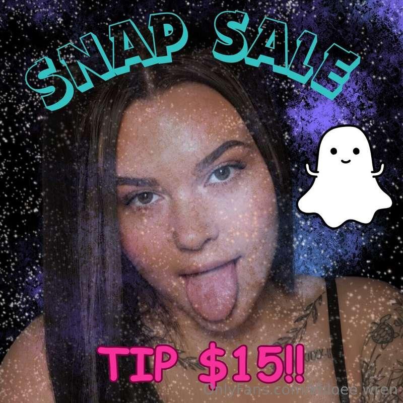 FIRST FAN TO TIP $15 GETS MY PERSONAL SNAPCHAT FOR LIFE 👻