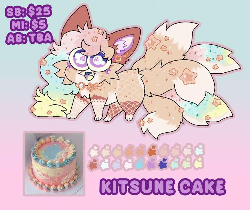 KITSUNE CAKE ADOPT AUCTION LIVE