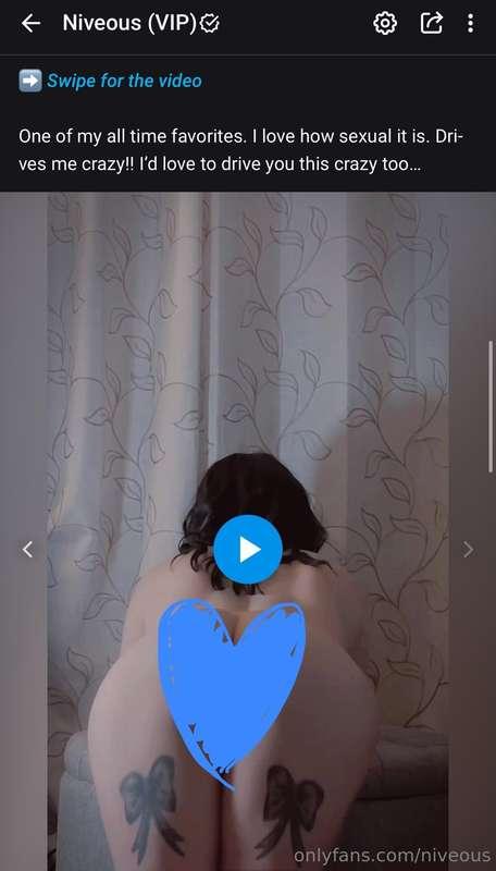 Most recent post over on my other page 🩵OnlyFans.com/niveous..