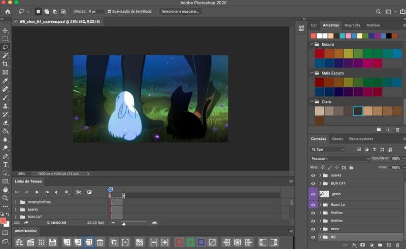 PSD Animation + brush 