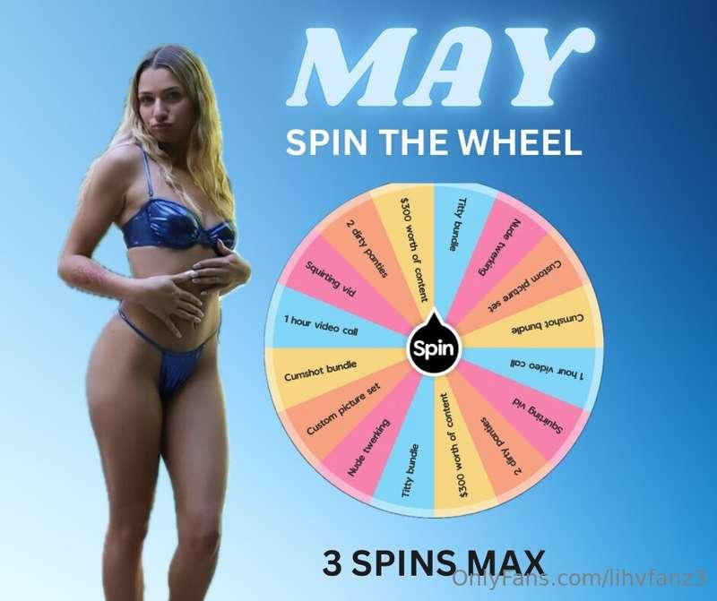 💙😍 May Spin the Wheel 😍💙
May is here!!! If you're looking to..