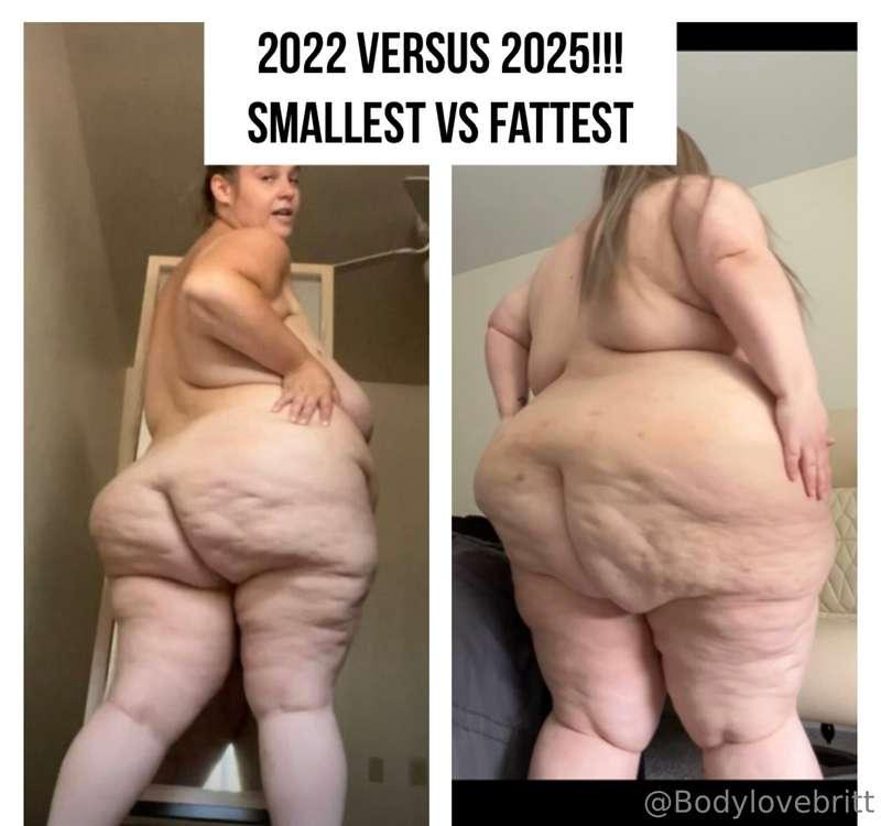 Smallest I've been in my adult life versus fattest I've been..