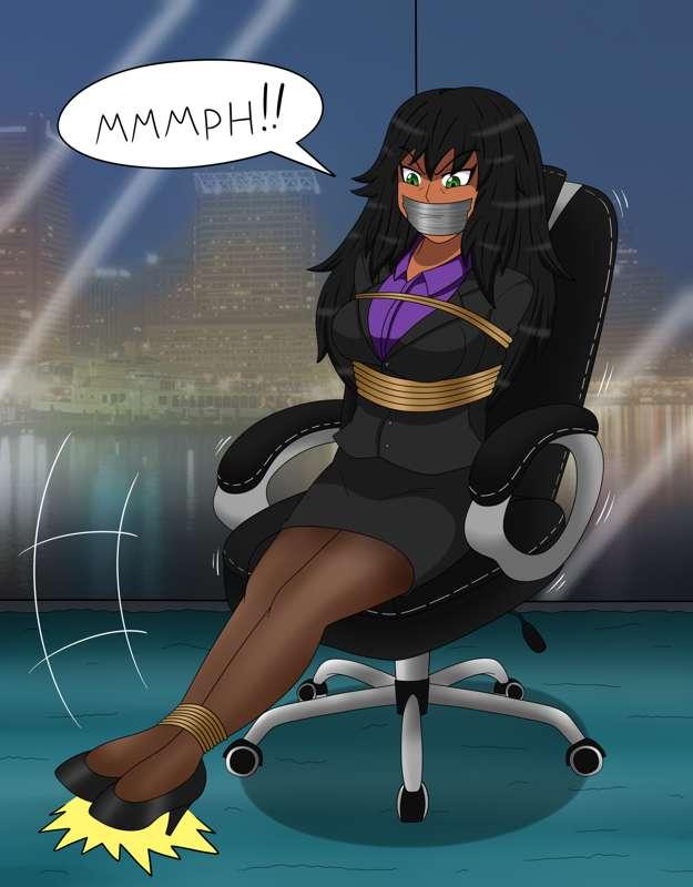 Commission: Marilynn Tied Up!