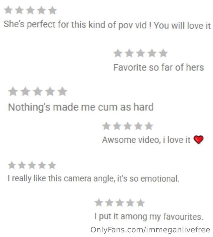 Some of your reviews after watching the exclusive videos ava..