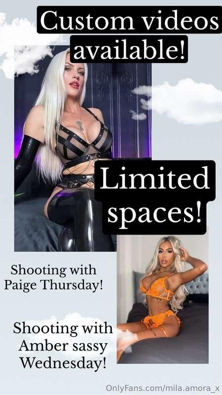 This week I’m working with these two beauty’s!   Get your cu..
