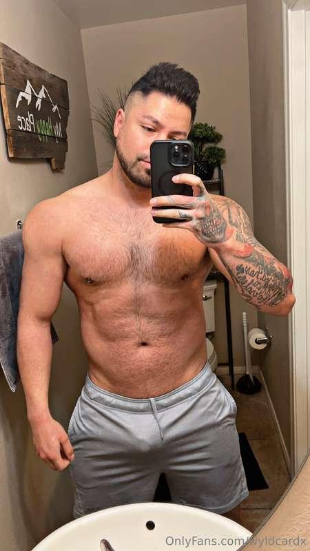 Getting hairy! Keep it or shave? 🪒 👀