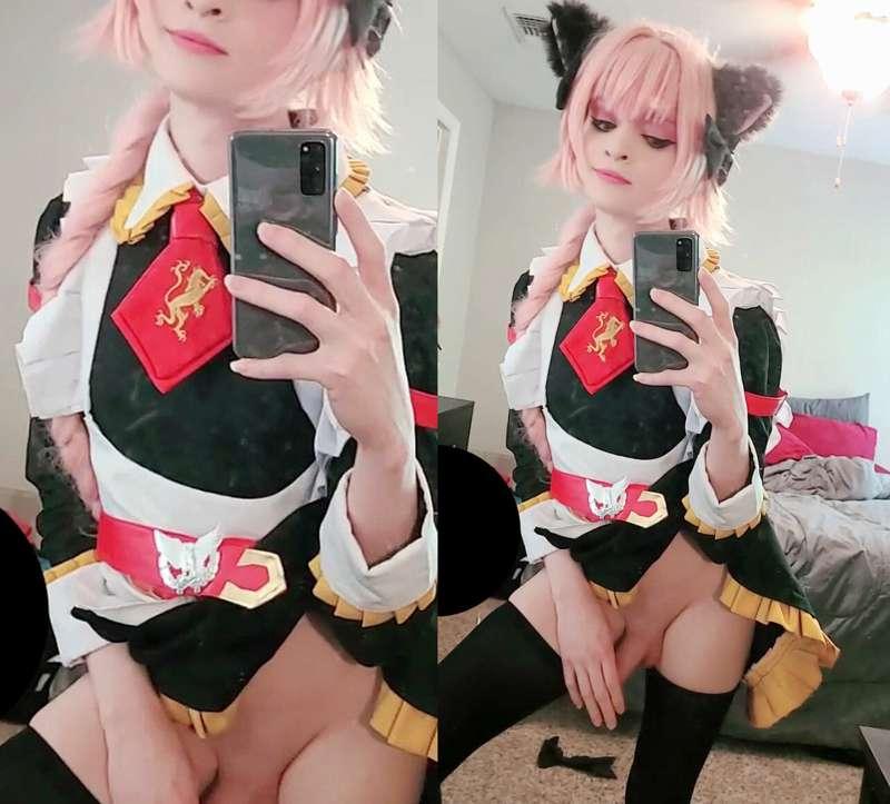 Neko Maid Astolfo cosplay! pt. 1