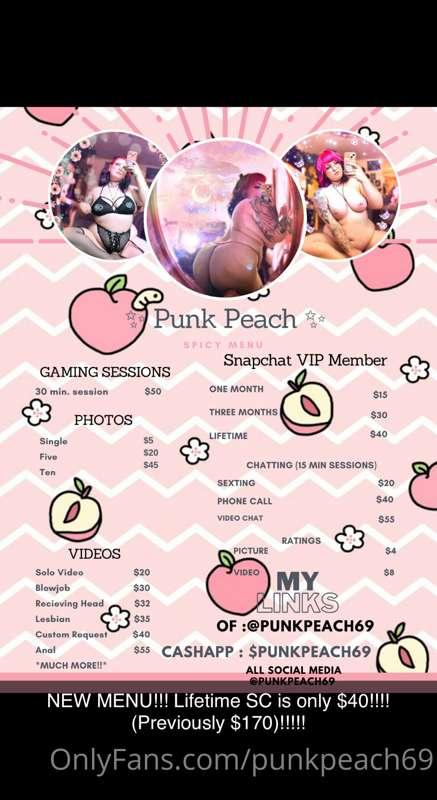 Newest menu!! 💓✨ now offering longer gaming sessions as well..