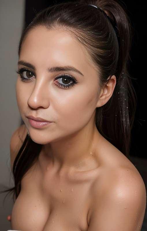 Would you cum all over my pretty face? 😍 Or would you eat me..