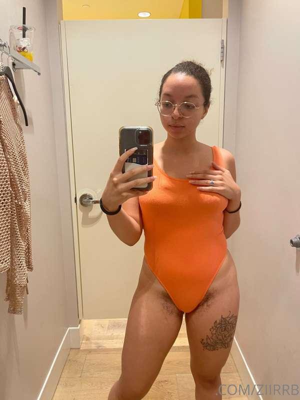 Would you move this bodysuit to the side & fuck me in it?