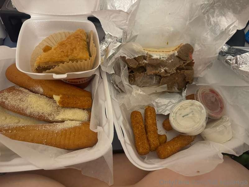 i was sooo full last night 😌