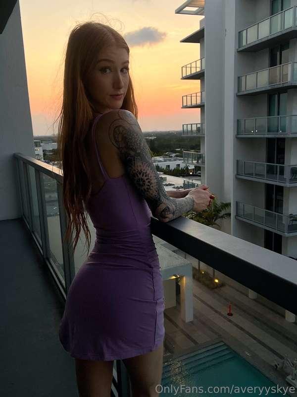 matching the sunset 💜