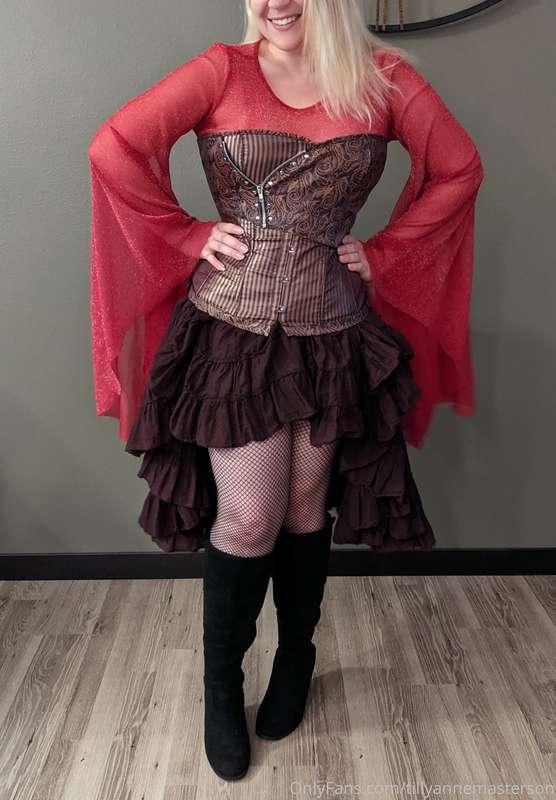 Heading to a costume party!