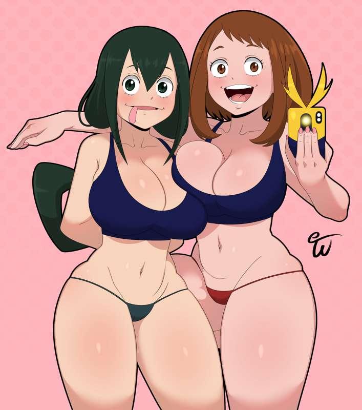 Tsuyu x Uraraka