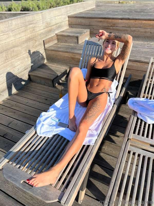 Hast Du heute auch die Sonne genossen ? Ich liebe das total...