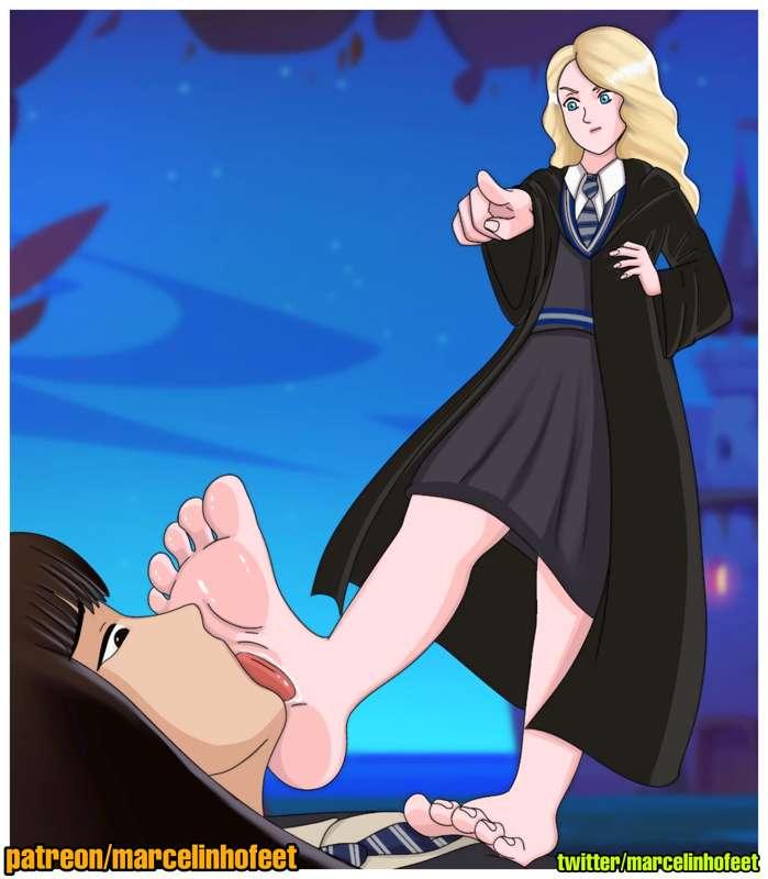 Luna and Cho Chang Feet