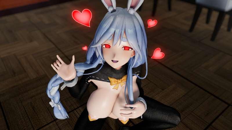 【2K & FullHD】 Pekomama hentai dance 🐇🥕