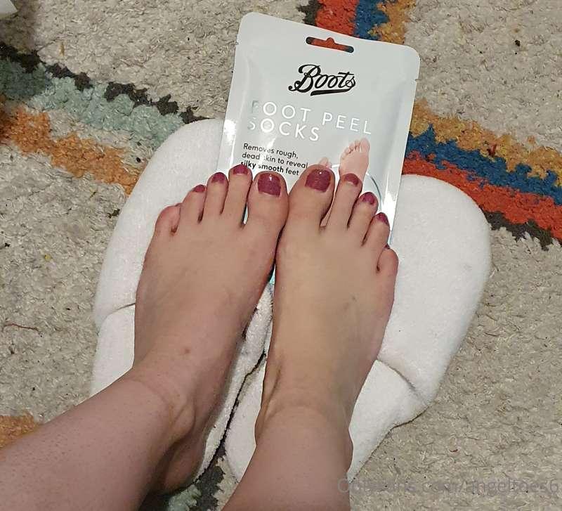 Going to treat my poor overworked feet with a foot peel! Hop..
