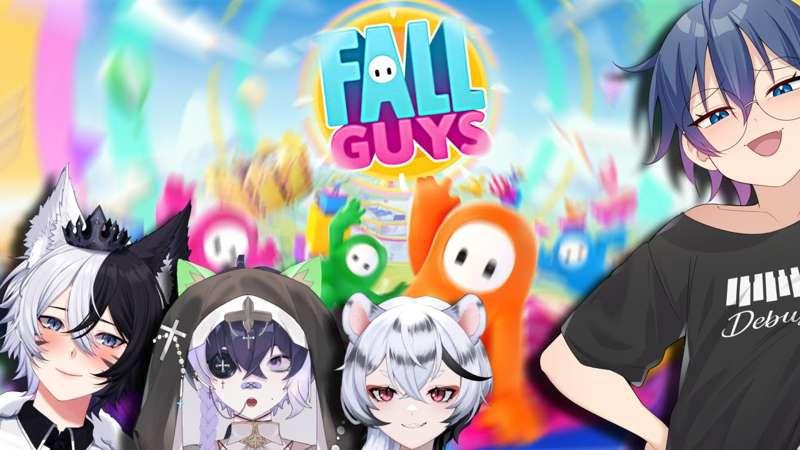 Fall Guys Collab Stream SUSSY Highlights! (with Reizen, Grave, and Kaifu!)