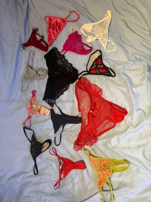 Pantie sale !!!! All $50 !!! I will take pictures in them n ..