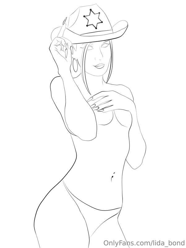 I really like this sheriff set!👮‍♀️
And I drew a sketch for ..