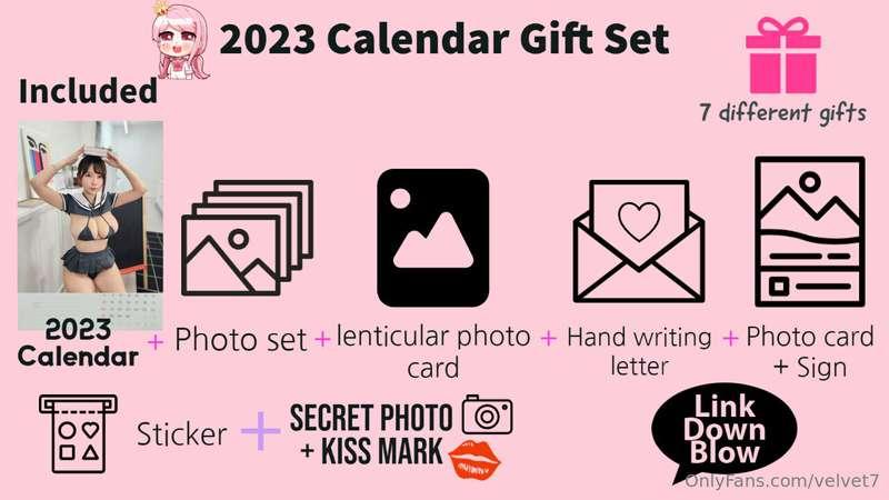 Hello :)

Do you wanna start 2023 with Velvet Calendar?

I f..