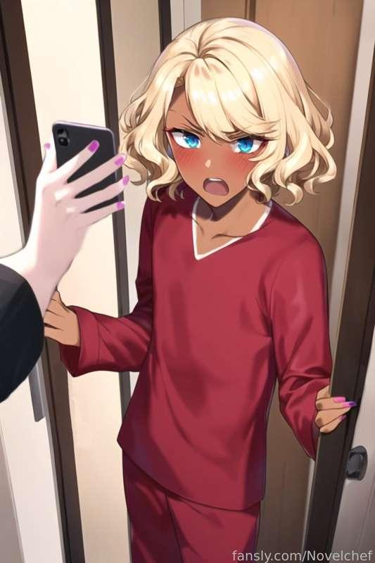 Gyaru Part 7

Reiji breaks free from the party and back into the safey of his own home, where he plans to stay!

However, what will Reiji do when Ms. Nanase shows up at his door with a video starring... Reiji!?

Reiji tries to protect his one path of returning to manhood, but that path is beginning to crumble...


All characters within are 18+

Dropbox link is in the locked text below.