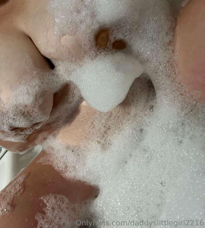 Bubble Baths would be so much better with daddy. 
When we ar..
