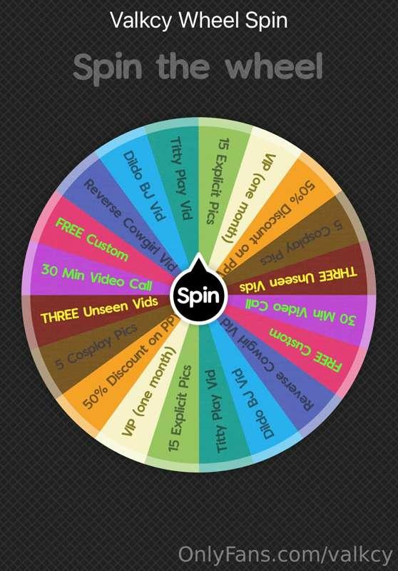 ✨ WANNA TEST YOUR LUCK? ✨

introducing my wheel spin that gi..