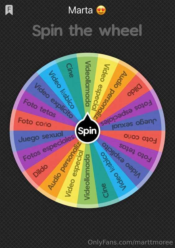 Os presento mi nueva ruleta de premios, espero que lo pasemo..