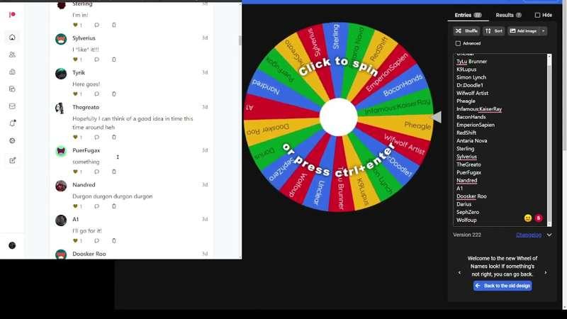 August Drawing Request Winners