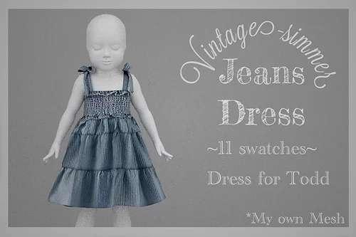 ˗ˏˋJeans Dress ˎˊ˗ Public release: September 5