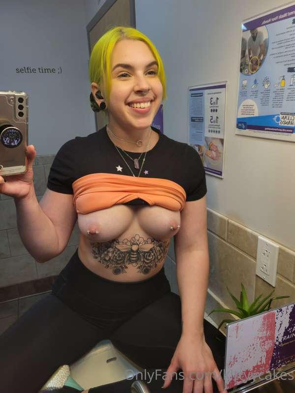 new nipple rings & space bunz ✨