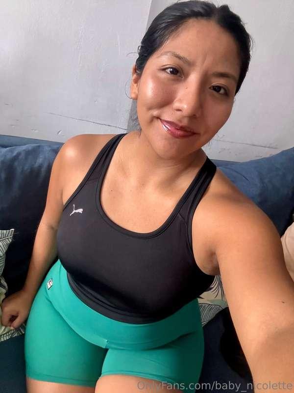 After working out hard 🥵😏