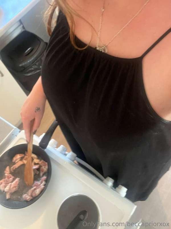 Cooking up a storm tonight 🧑‍🍳  The way to a man’s heart is ..