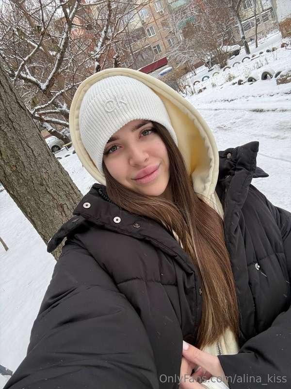 The snow lies down as a soft blanket, and I scatter my footp..