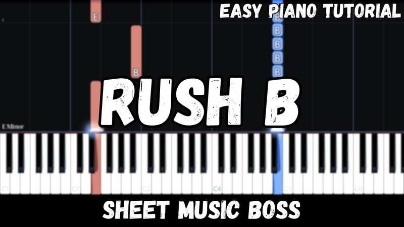Easy MIDI - Rush B (Atlantic Notes Arrangement + Tempo + Colors + Key)
