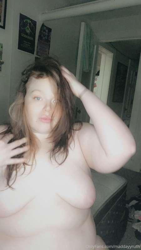 Messy hair, and what's this? ❤️