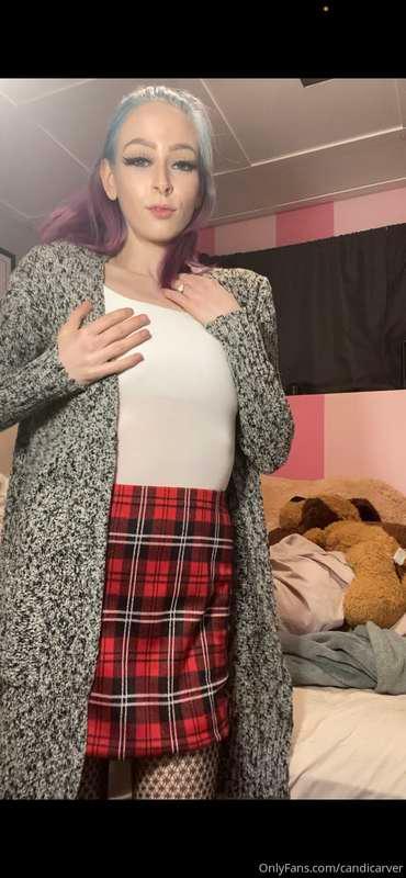 Naughty school relaxing after a long day! Sexy masturbation ..