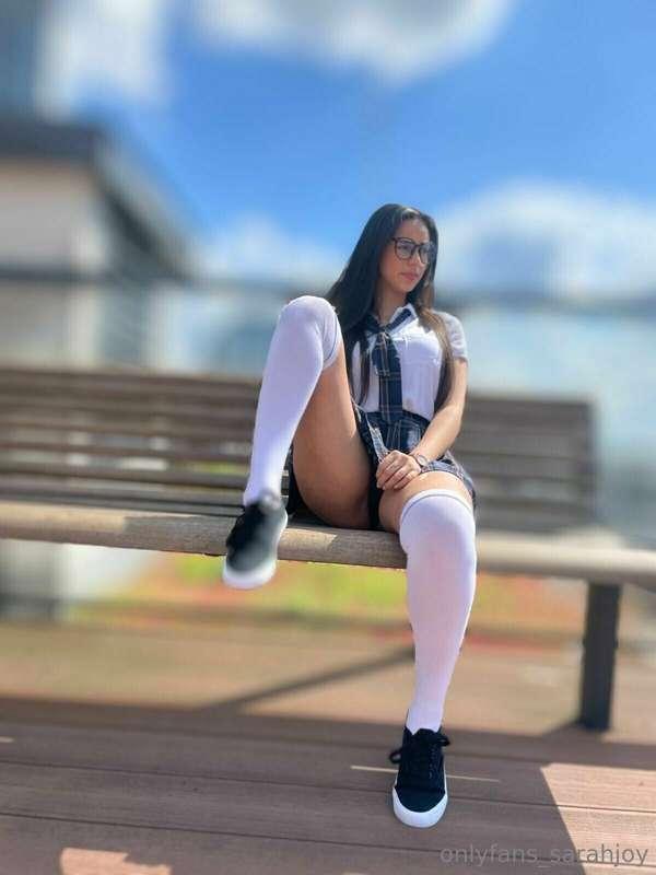 Do my long stockings excite you? 😏