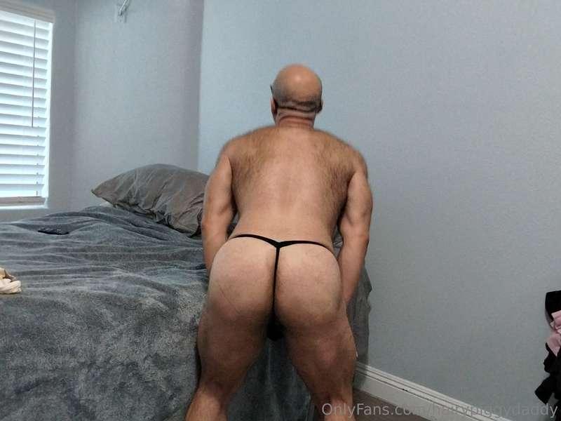 Daddy wants to get fucked in his thong.