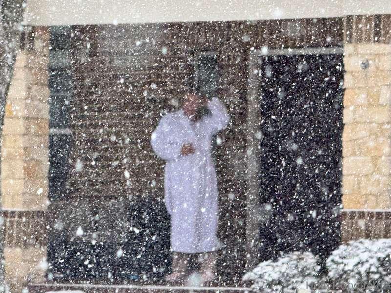 Snowing in Texas!!!