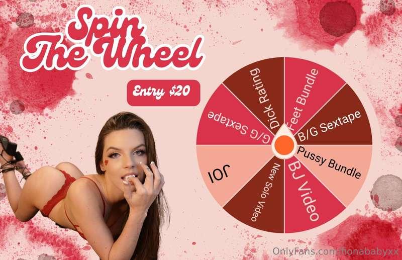 💖 Spin the Wheel this Valentine’s Day! 💖🎉 Tip $20 for 1 spin..