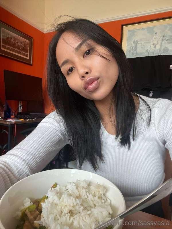 such a productive day that i deserve rice for my cheat day ❤..