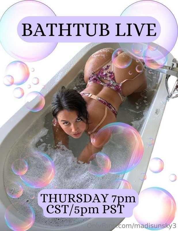 SURPRISE!!!! it’s about to get WET N WILD on thursday cause ..